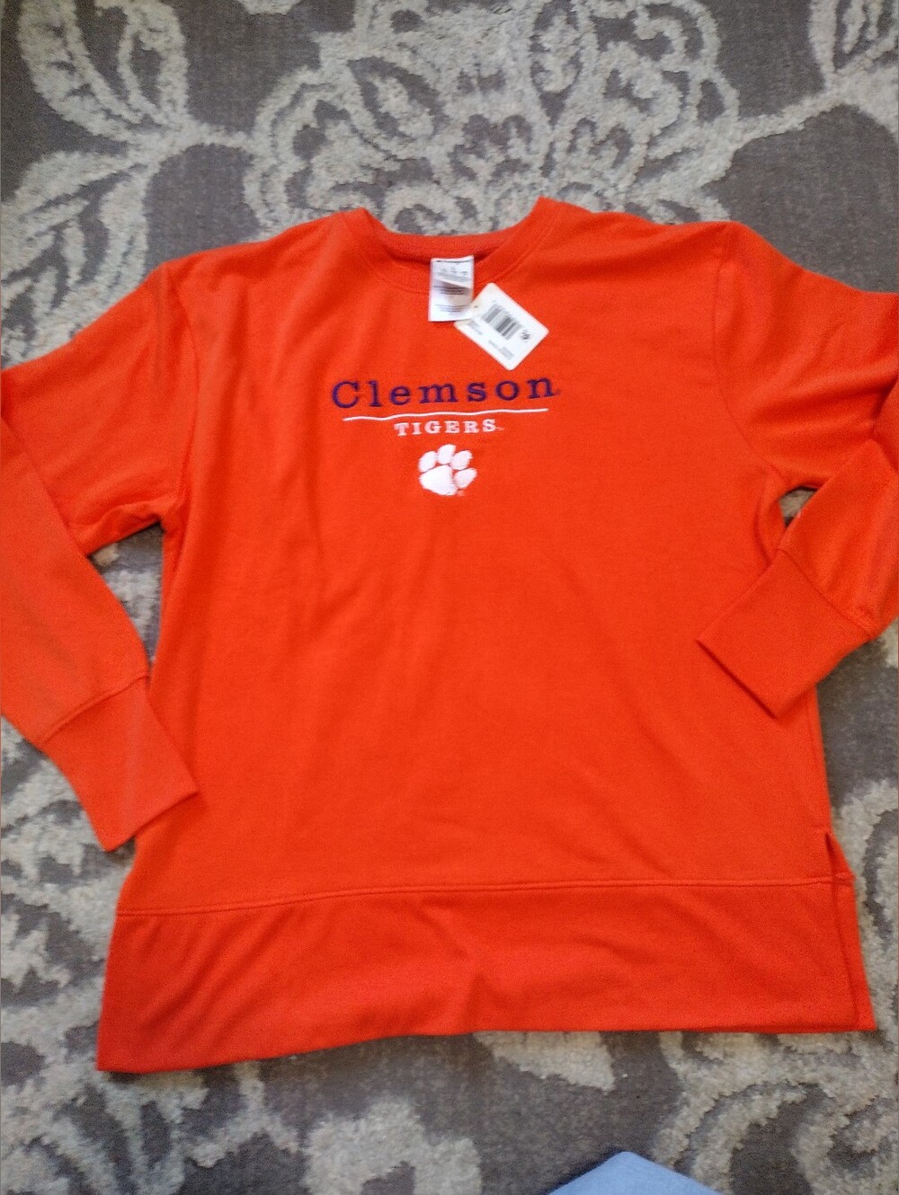 NEW Champion Clemson Tigers Orange Pullover